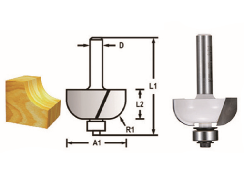 FREZE BIÇAĞI 8x31.8 mm
