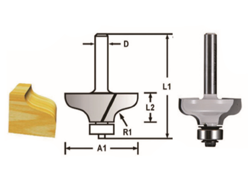 FREZE BIÇAĞI 8x38.1 mm