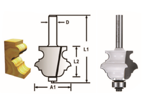 FREZE BIÇAĞI 8x34.9 mm
