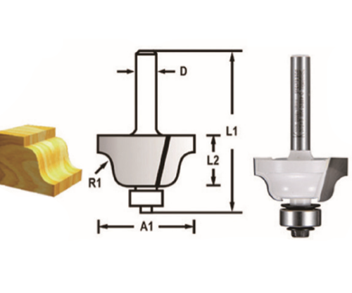 FREZE BIÇAĞI 8x38.1 mm