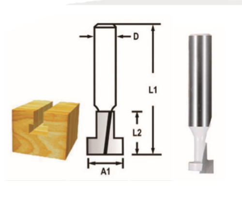 FREZE BIÇAĞI 8x9.5 mm