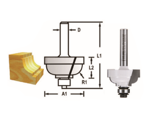 FREZE BIÇAĞI 6x25.4 mm