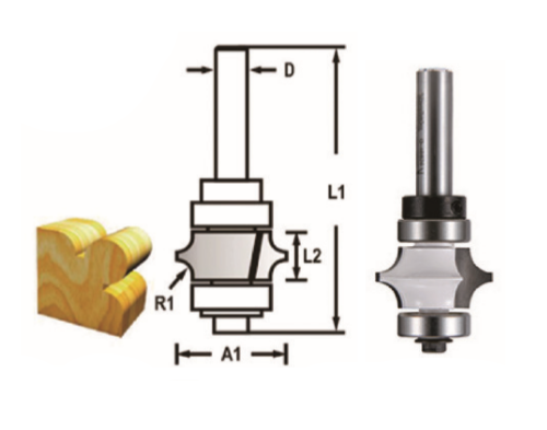 FREZE BIÇAĞI 8x25.4 mm