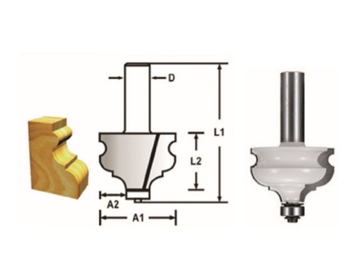 FREZE BIÇAĞI 12x44.5 mm