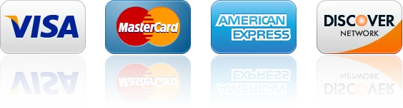 Visa, Master, AMerican Express Logo